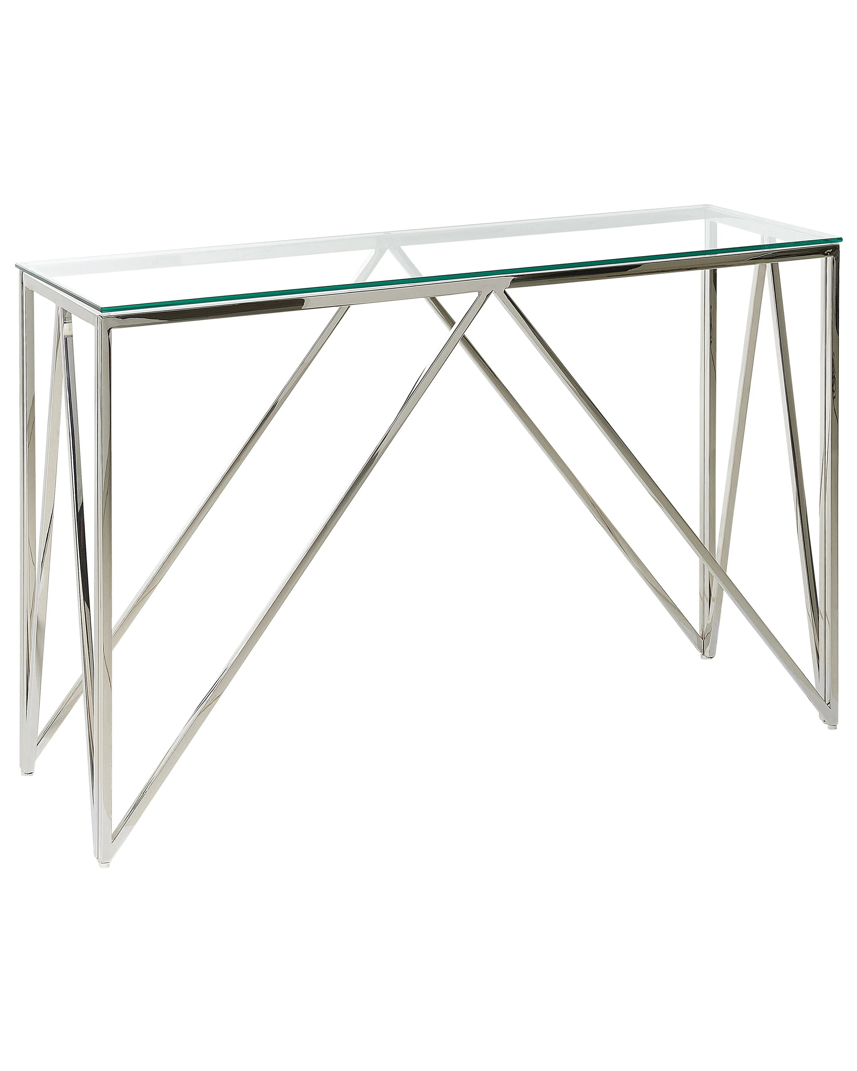 Sidetable WESO Veiligheidsglas Zilver