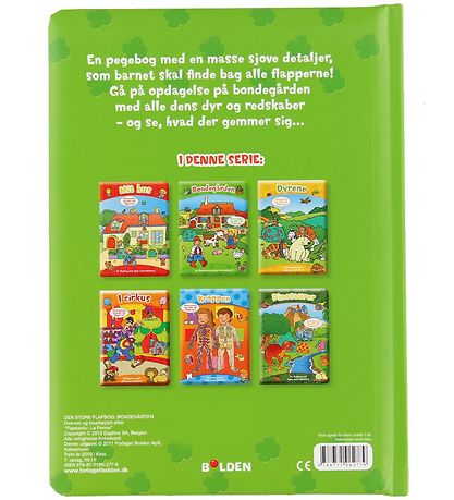 Forlaget Bolden Buch - Den Store Flapbog: Bondegården - Dänisch