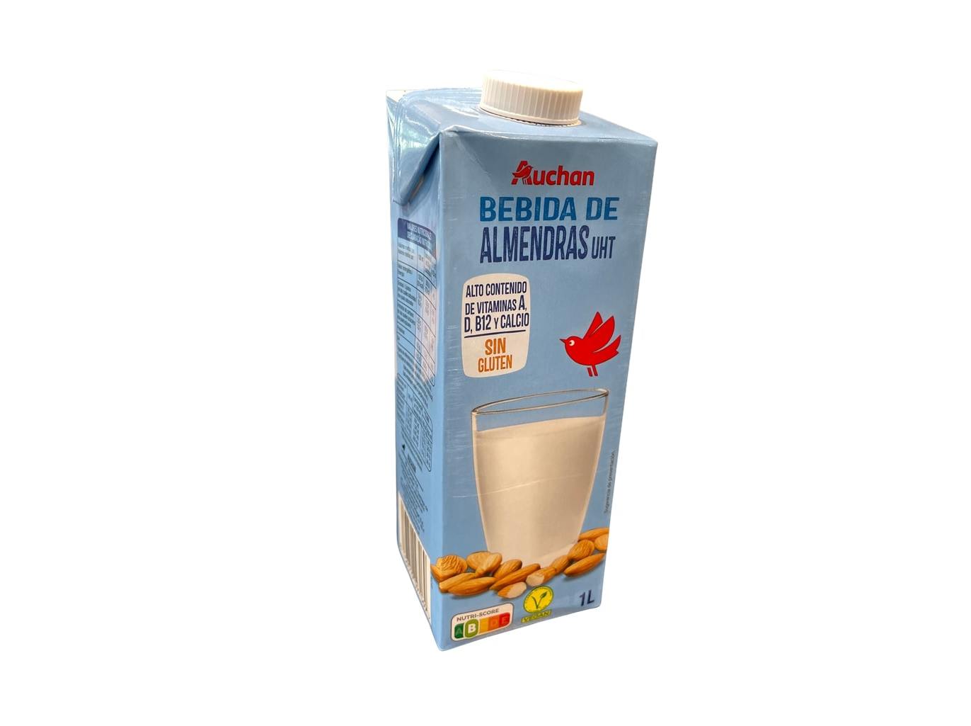 BEBIDA AUCHAN AMÊNDOAS SEM GLÚTEN 1L
