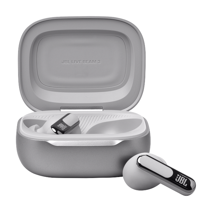 JBL - Live Beam3 True Wirelesssilver
