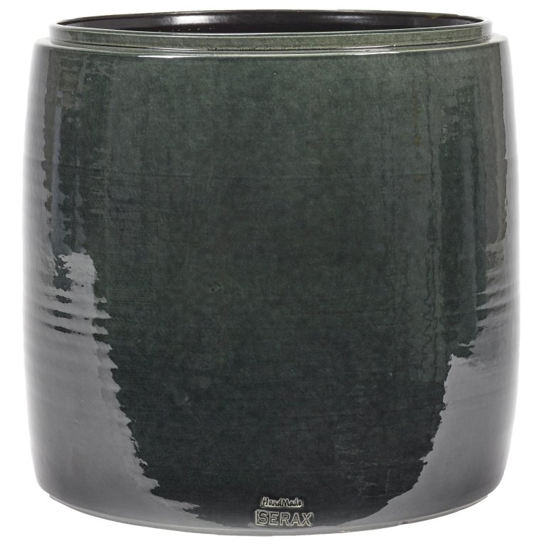 Serax Glazed shades by Serax bloempot large Ø38 donkergrijs