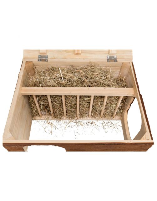 Trixie Natural Living Huis Hilke - Kooi Accessoire - 40x23x32 cm Donker Hout