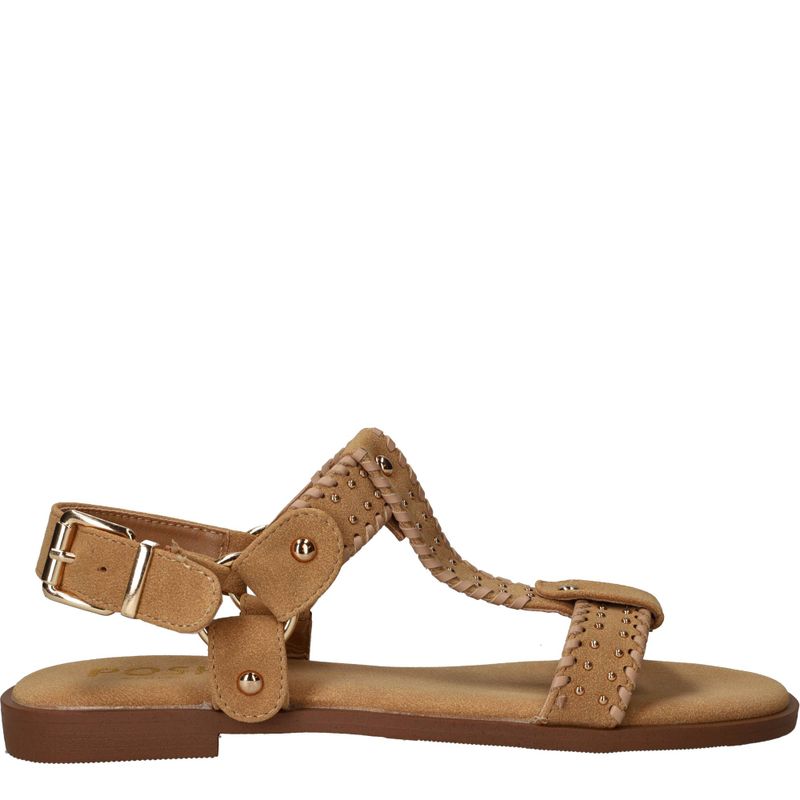 POSH by Poelman Sandalen Beige Dames