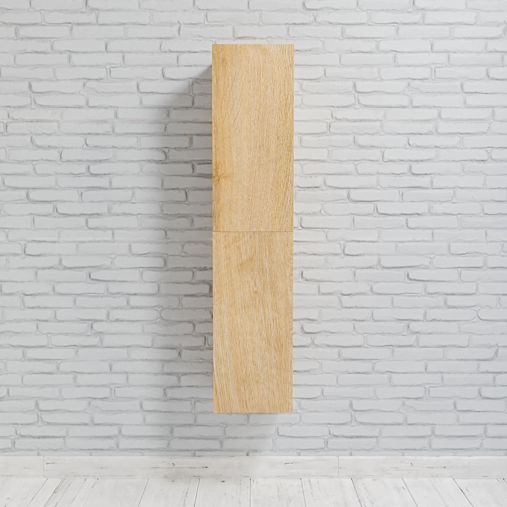 Zaro Beam kolomkast 160x35x35cm 2 deuren licht eiken