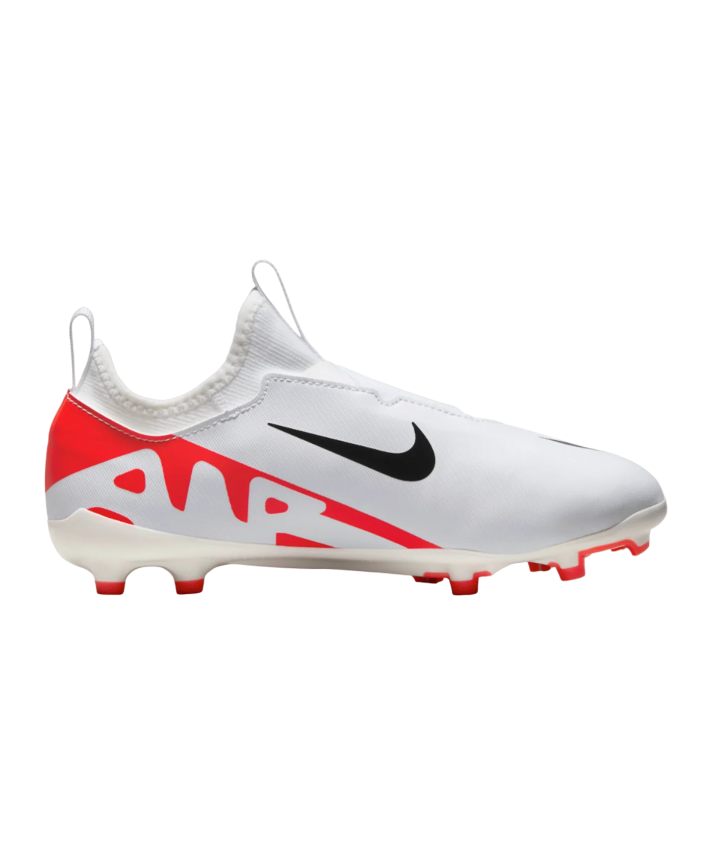 Nike Jr Air Zoom Mercurial Vapor XV Academy FG/MG Ready Kids Rot Weiss Schwarz F600