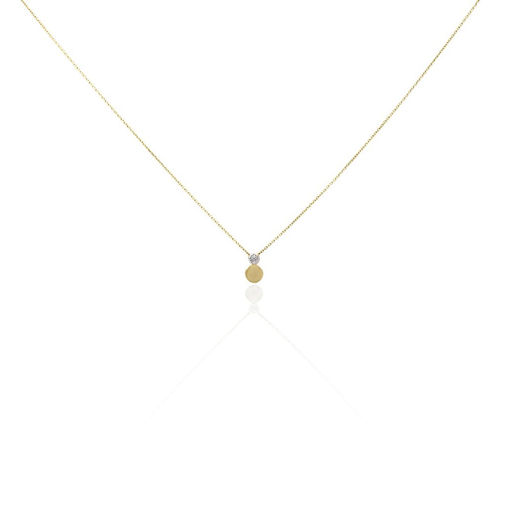 Collier Or Jaune Abihu Diamants