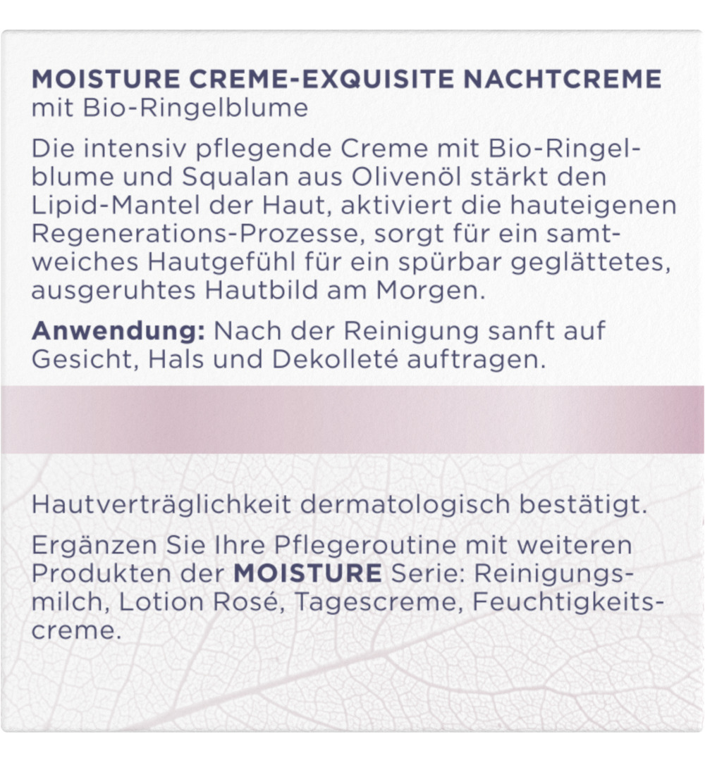 Heliotrop Moisture exquisite nachtcreme (50 ml)