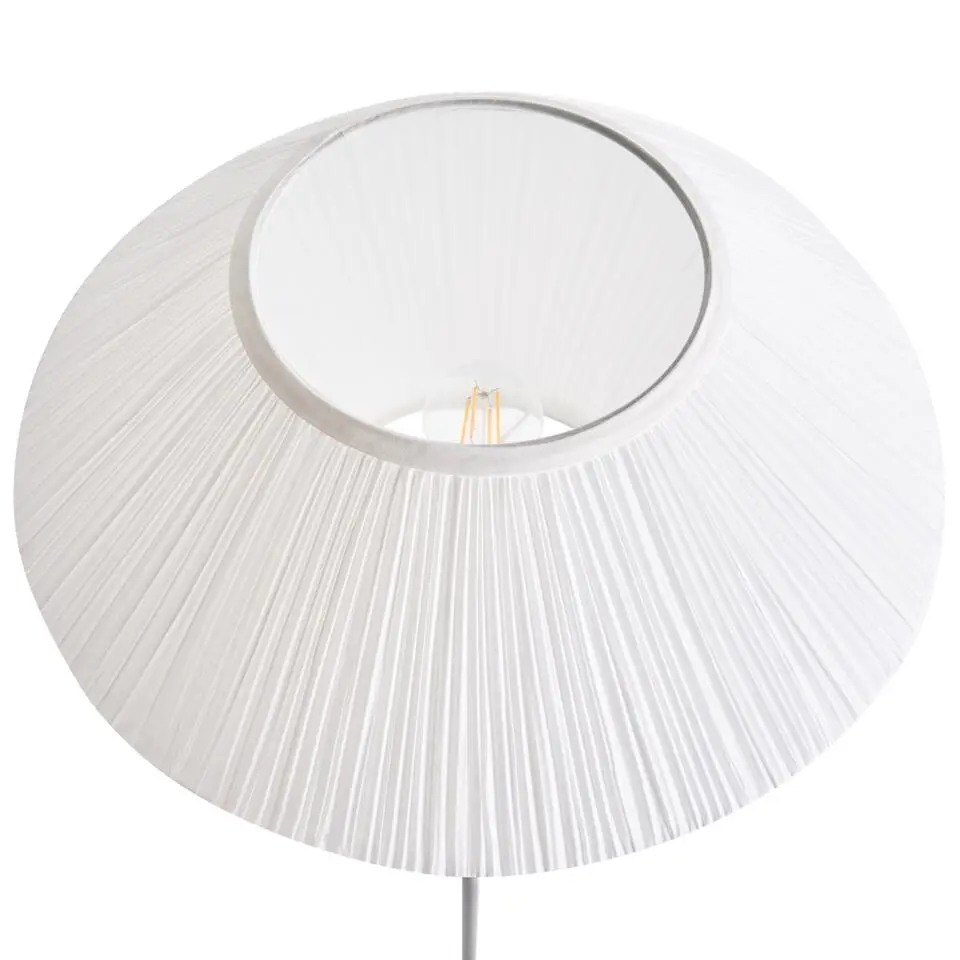 MAKETSI - Staande lamp - Wit - IJzer/Stof