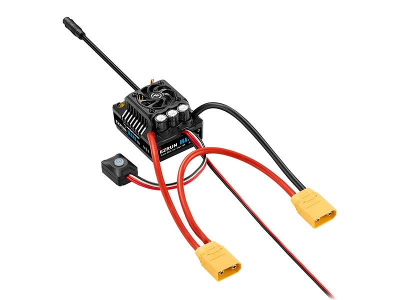 Hobbywing Brushless Regler Ezrun MAX8 G2S 160A 3-6S ESC für RC Fahrzeuge im Massstab 1:8 mit Brushless Sensored & Sensorless Motoren