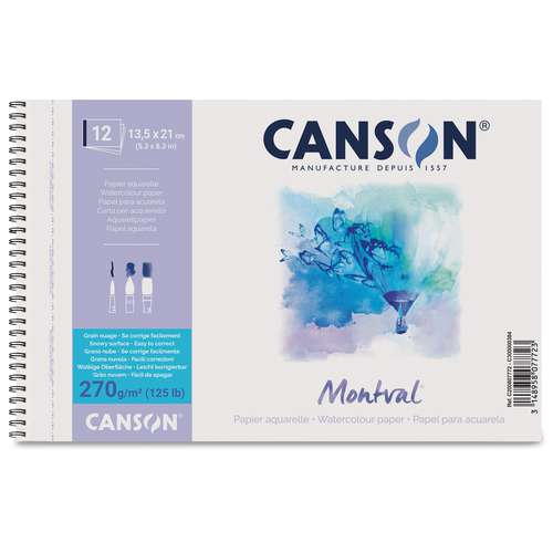CANSON® Montval® Aquarellkarton „TORCHON“, 270 g/qm