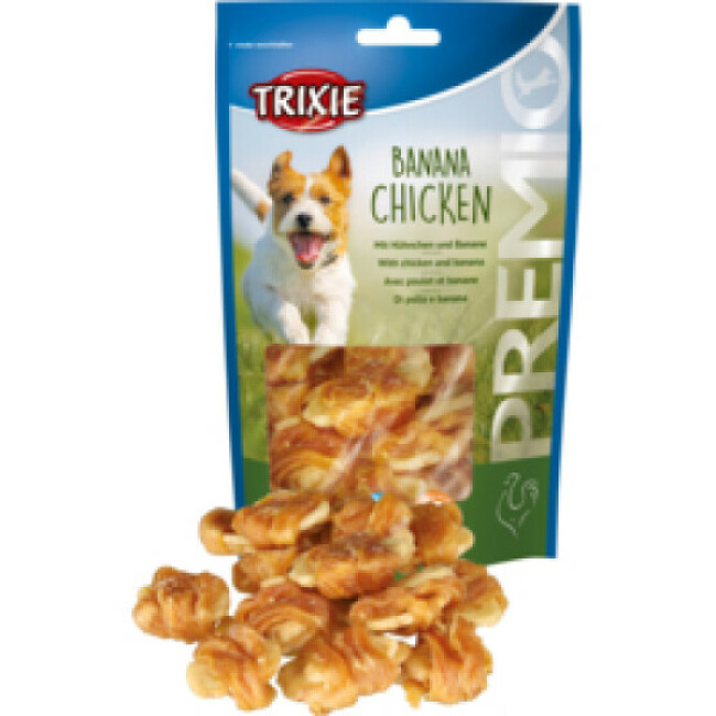 Friandise naturelle Banana Chicken Trixie pour chien