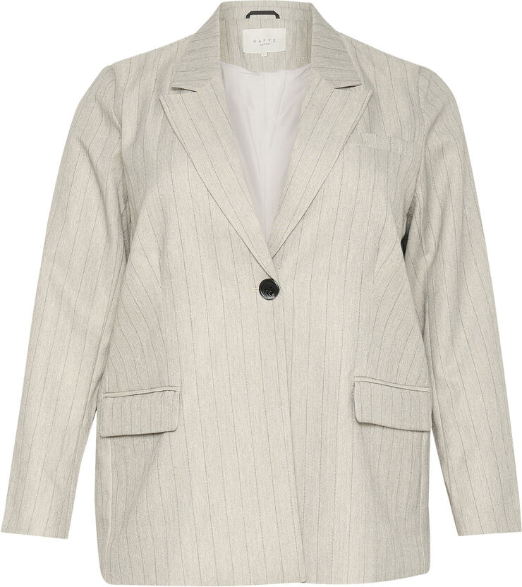 Kaffe Curve KCkaja Blazer Grey pinstripe