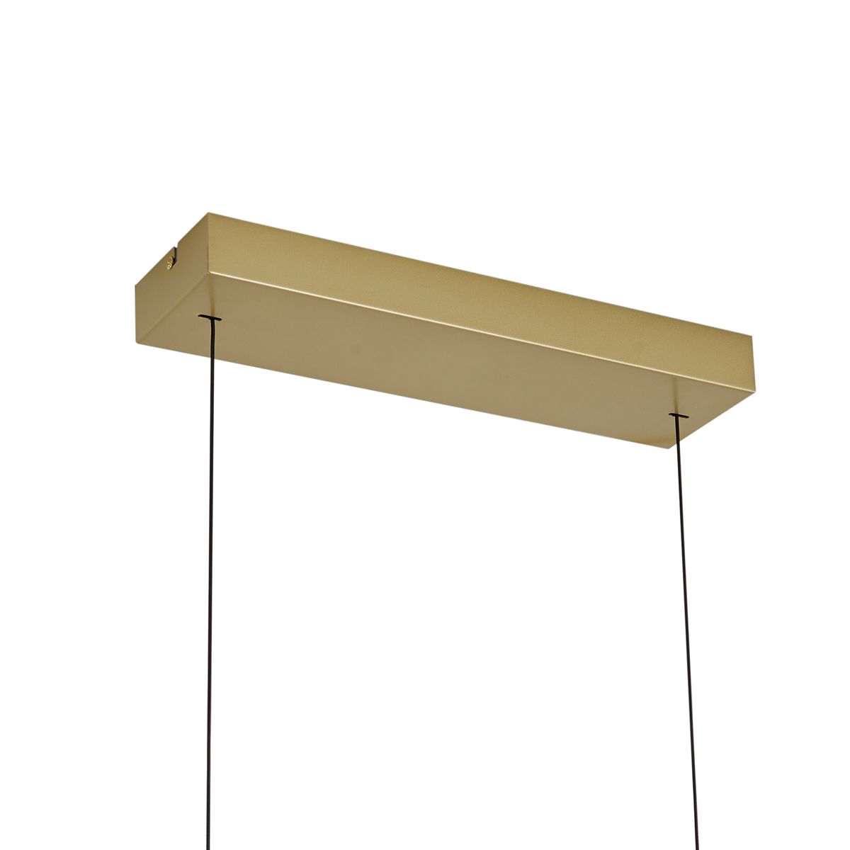 Moderne hanglamp messing met helder glas - Catch