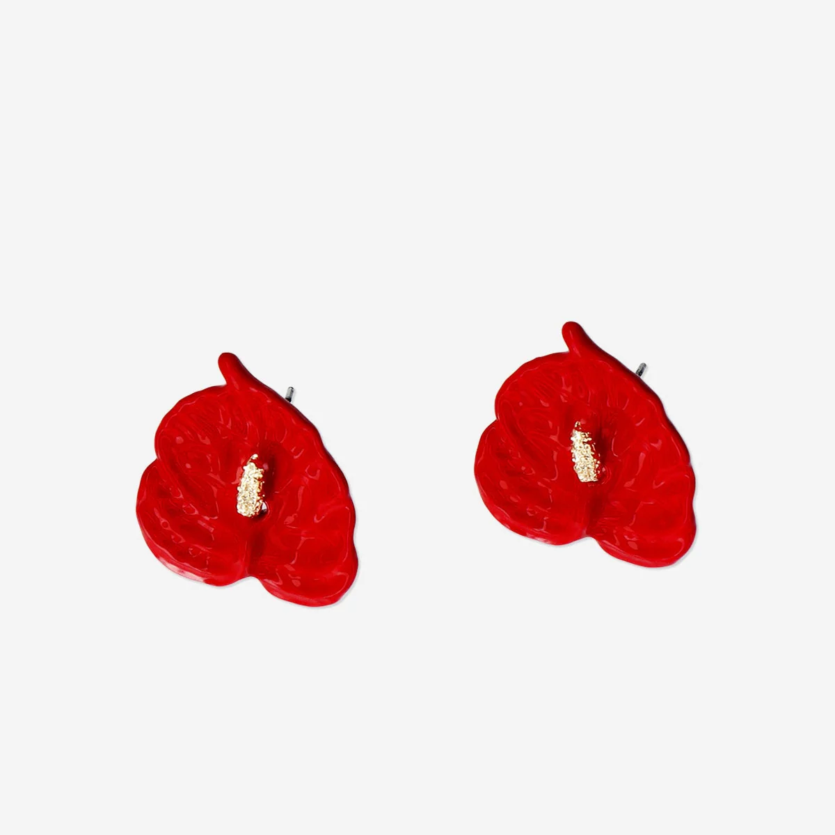 Anthurium-øreringe