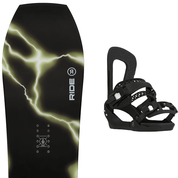 Pack snowboard RIDE WARPIG + Fix