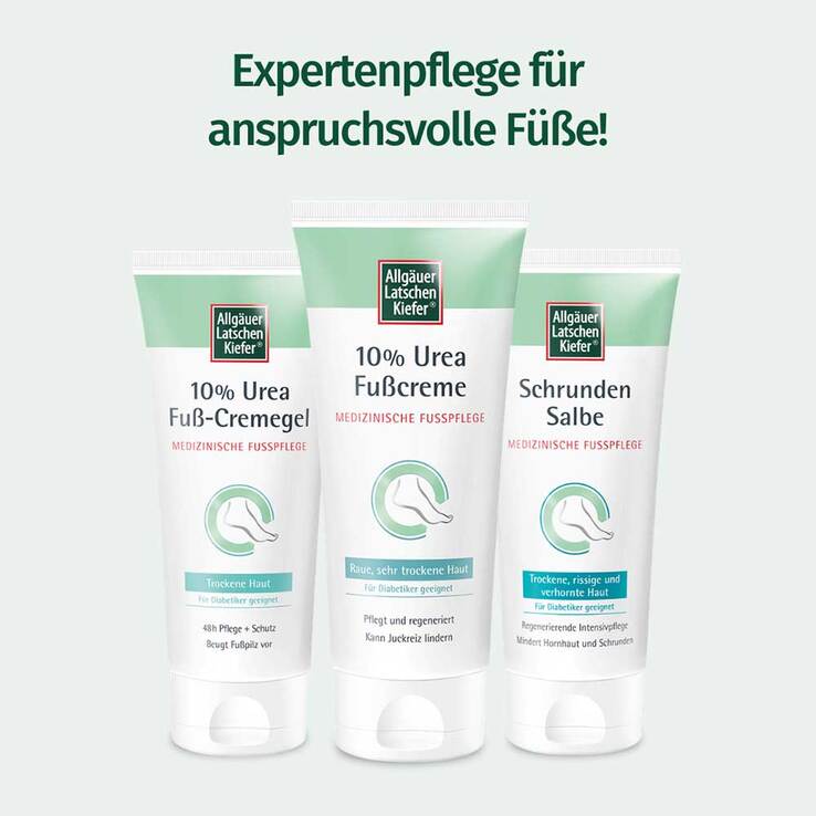 Allgäuer Latschenkiefer 10% Urea Fußcreme, 100 ml