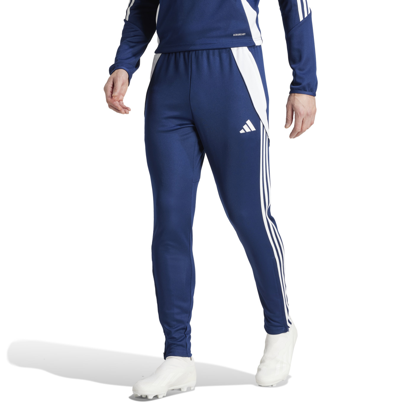 Adidas Tiro 24 Trainingsbroek Donkerblauw Wit