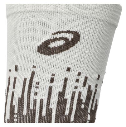 Chaussettes Asics Performance Run Crew Marron/Beige
