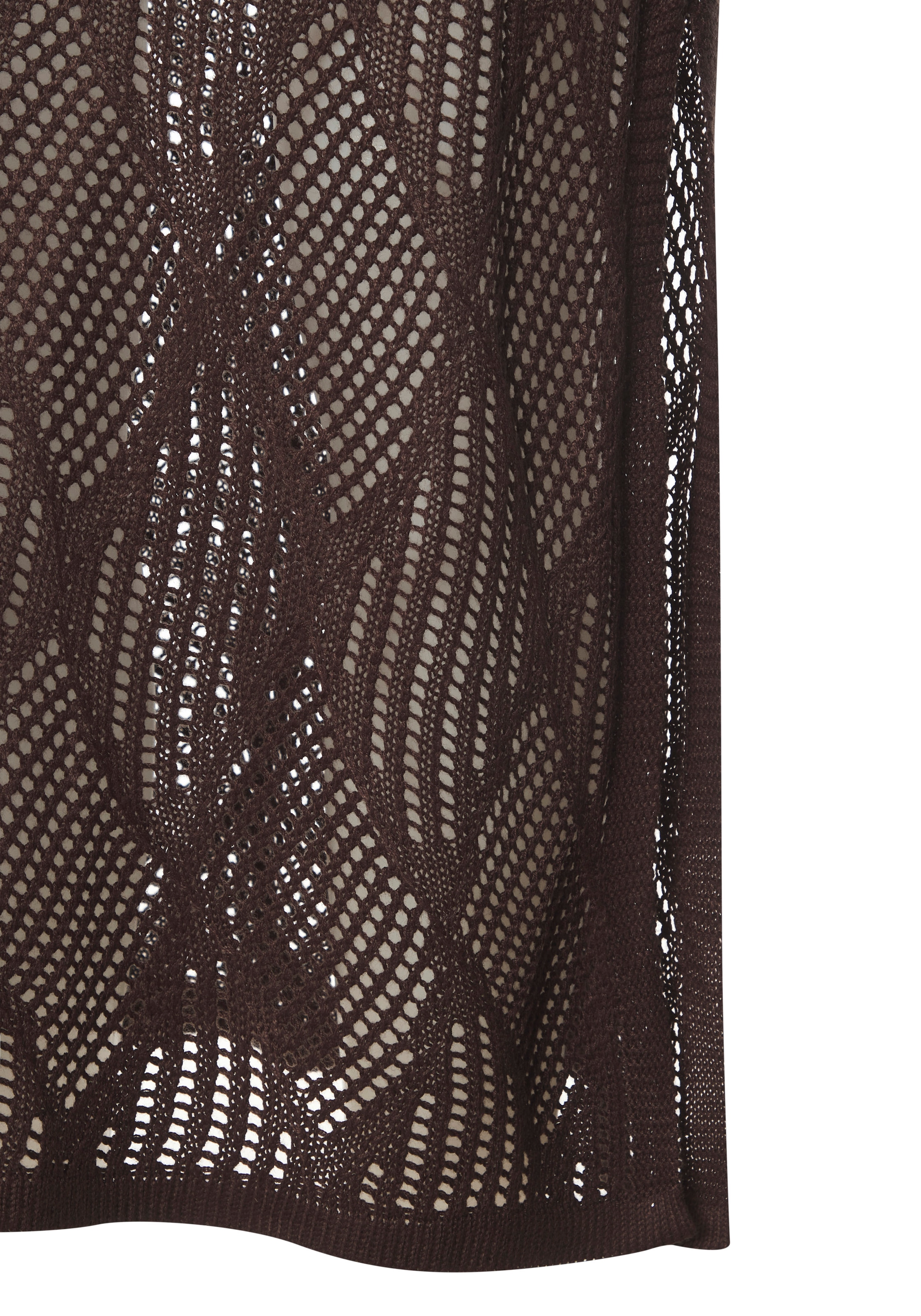 LASCANA Strickkleid mit Ajourmuster, transparentes Strandkleid, elegant