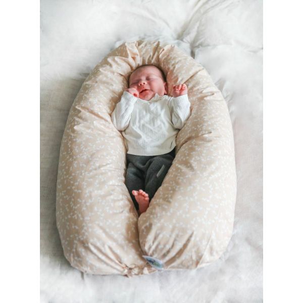 Babyjem VoedingsKussen Multifunctioneel Moeder En Baby Zalm Bloem