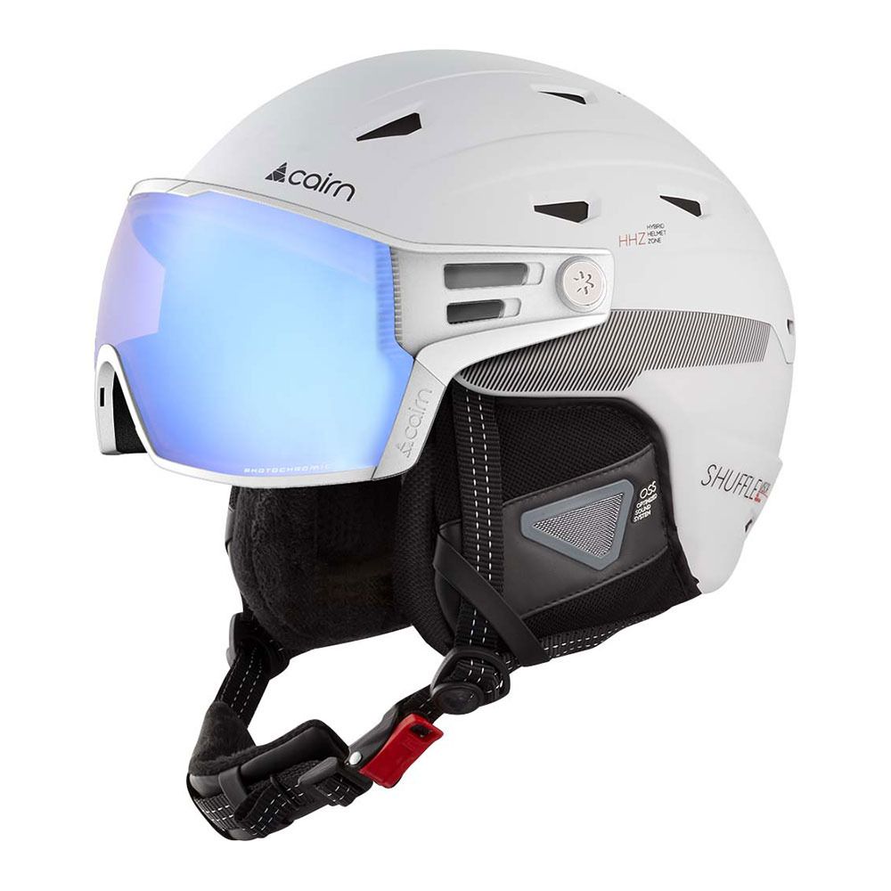 Cairn SHUFFLE S-VISOR - Casque ski Homme white