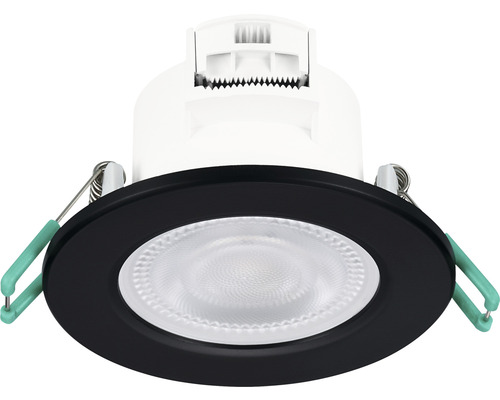 LED inbouwspot IP65 5,5W 550 lm verstelbaar wit zwart Ø 8,7/6,8-7,4 cm 230V