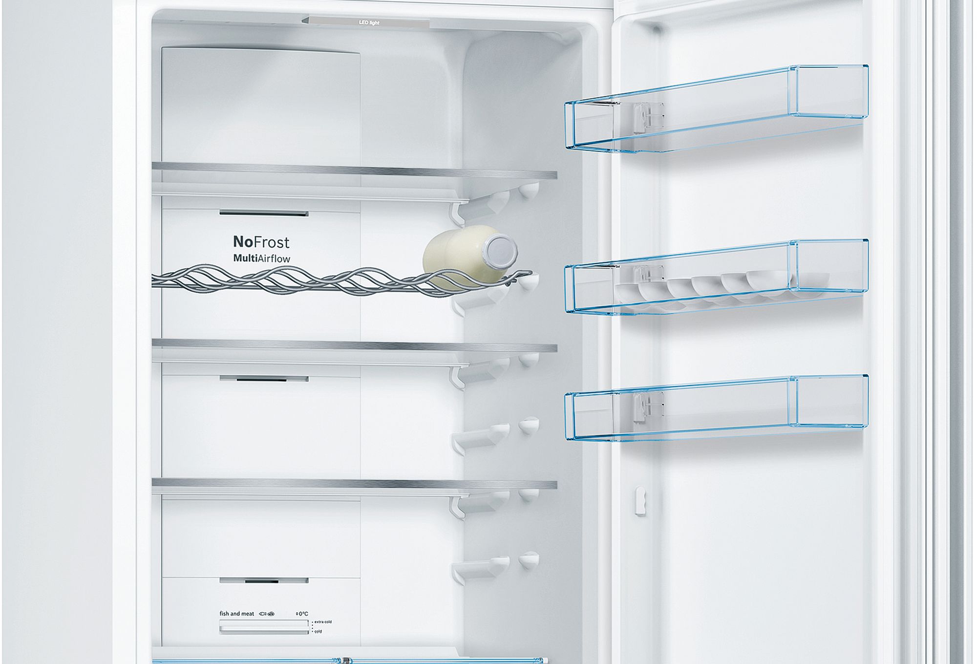 Refrigerador Combinado Independente Série 4 203 x 60 cm Branco KGN39VWEA