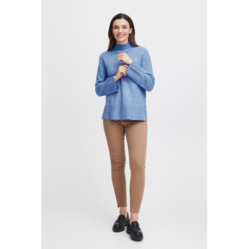 Fransa Aileen Striktrøje, Endless Sky Melange, XL