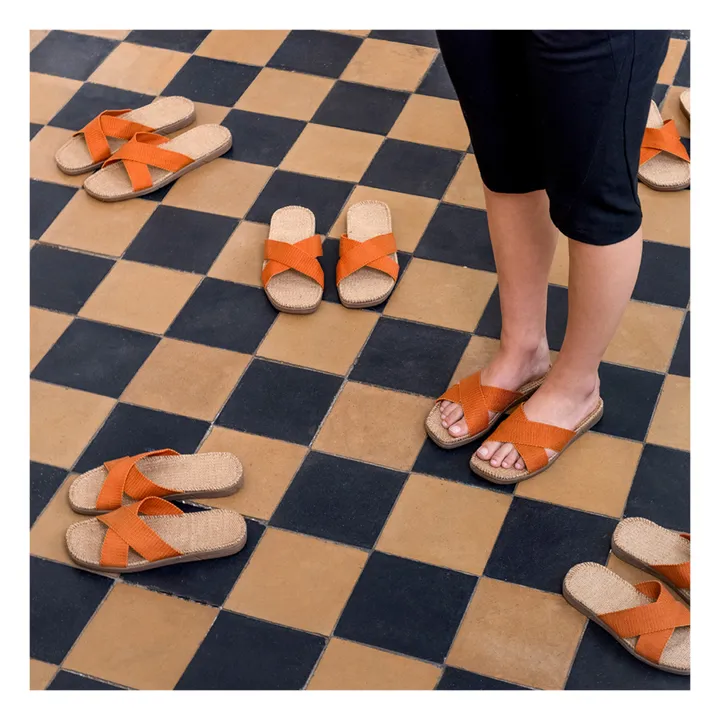 Shangies Sandales Mixtes | Orange