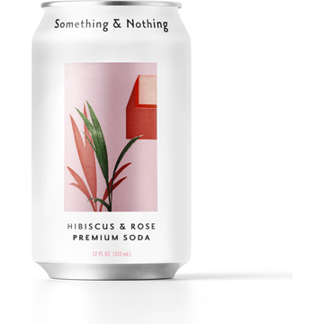 Something & Nothing Hibiscus & Rose Seltzer Drank 330 ml