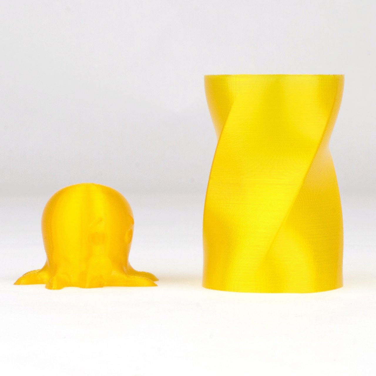 Extrudr  PETG Transparent Gelb, 1,75 mm / 1100 g    Filament mit hervorragenden mechanischen Eigenschaften und gläserner Optik