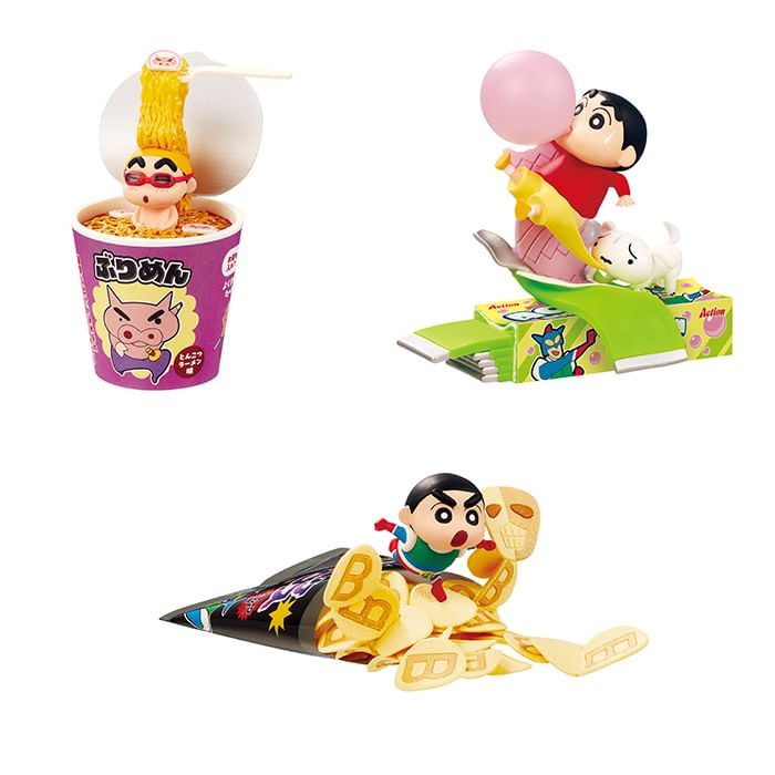 Re-ment - Crayon Shin-Chan Snack Figure Blind Box (6 soorten)
