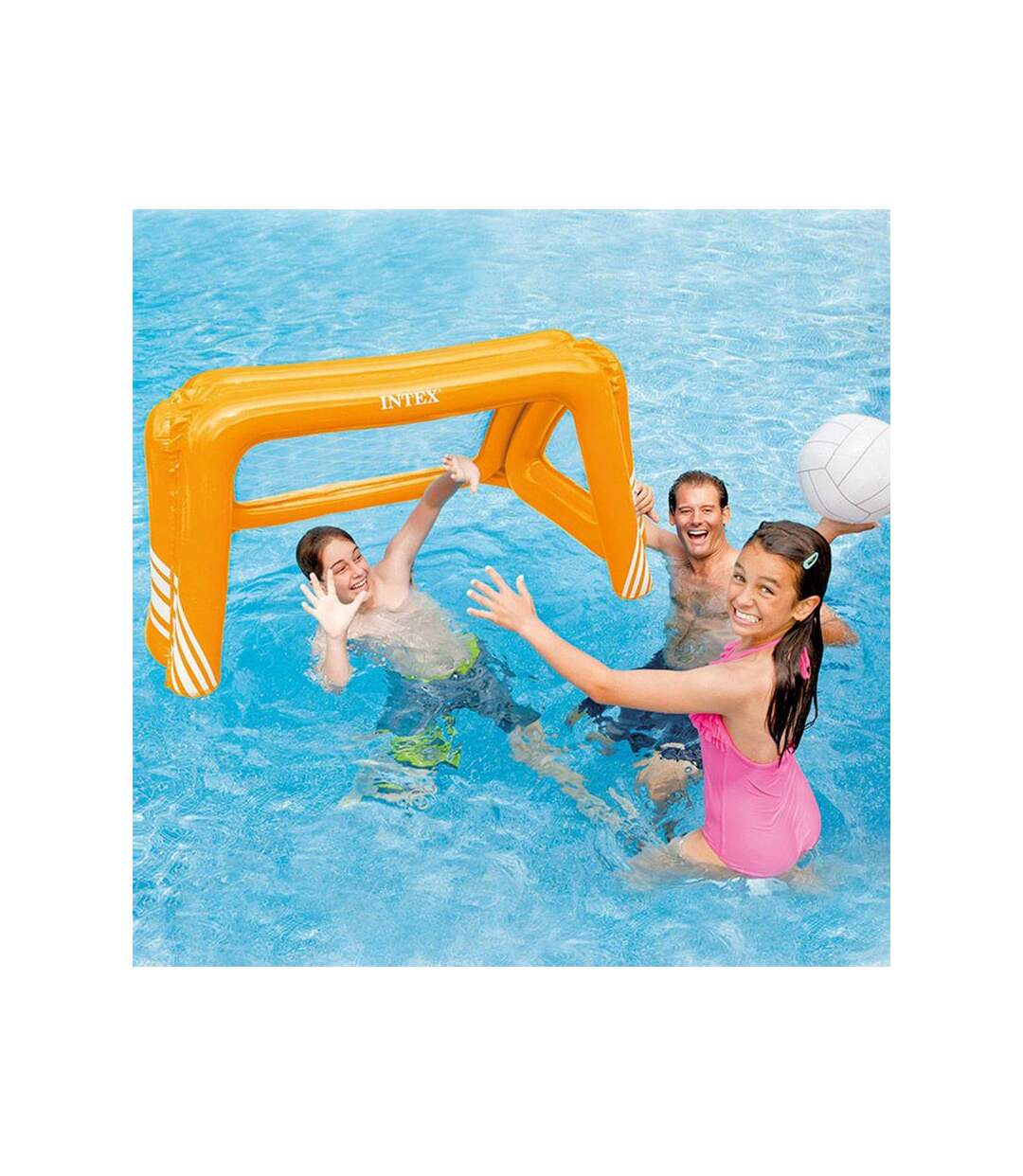 Jeu de Piscine Flottant  WaterPolo 81cm Jaune