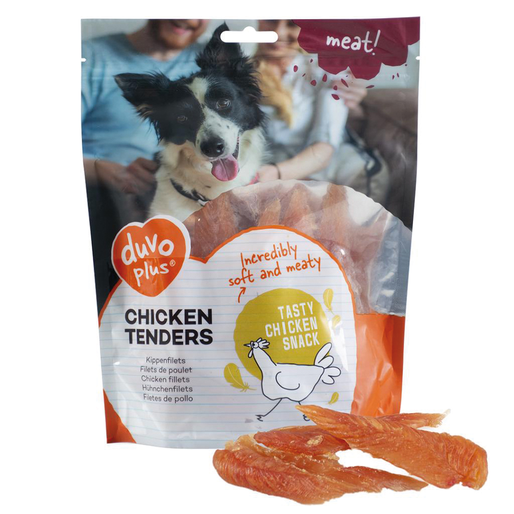 DUVO FILÉS DE FRANGO, PACOTE COM 100 GR