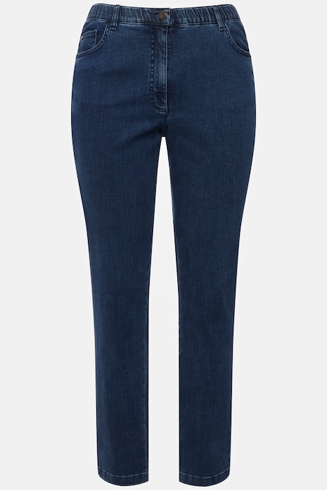 Jeans Sophie, Stickerei, schmales Bein, Komfortbund