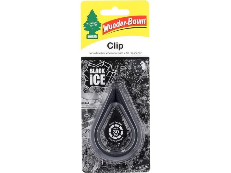 Wunderbaum Auto-Lufterfrischer Clip Black Ice Fahrzeug-Lufterfrischer