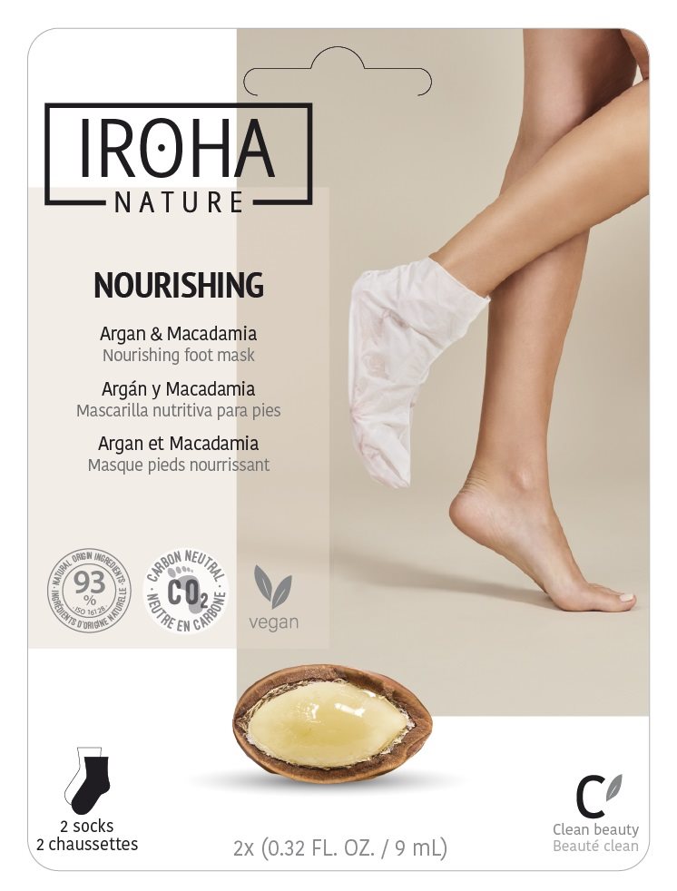 Iroha Foot Mask Socks Nourishing<br>2 × 9 ml