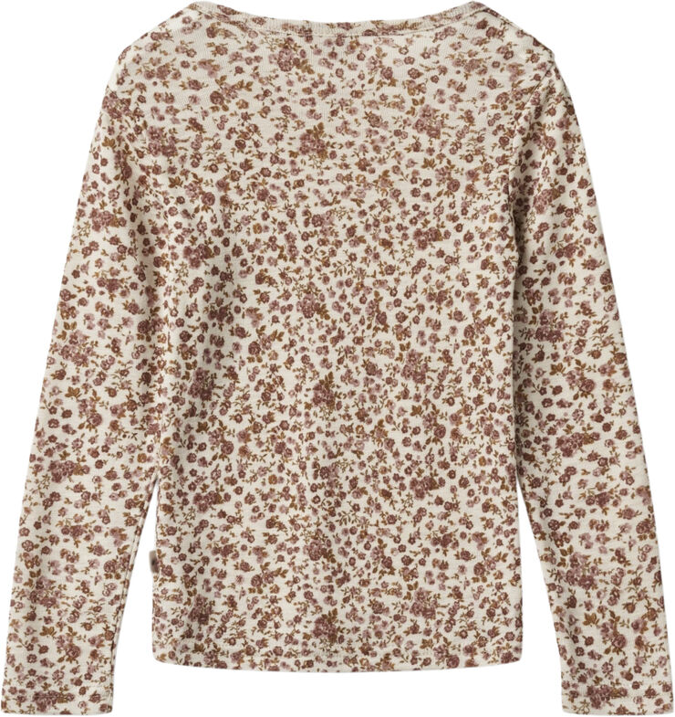 Wheat Langærmet Uld T-shirt 2475