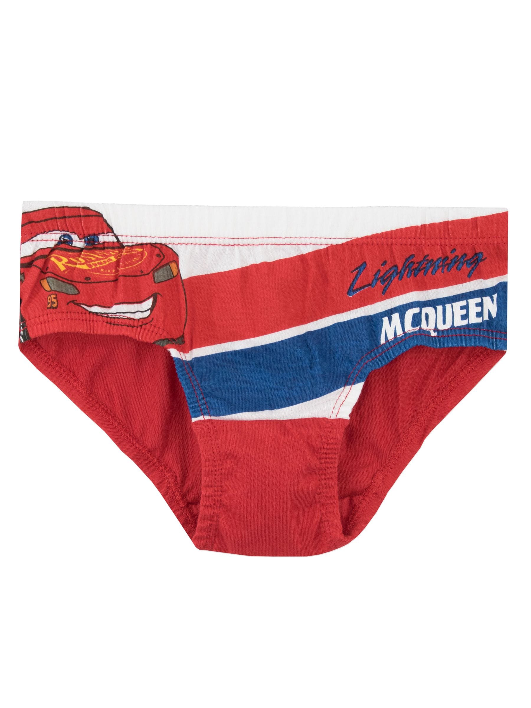 Character Disney Cars 100% Cotton Underwears 5 Pack