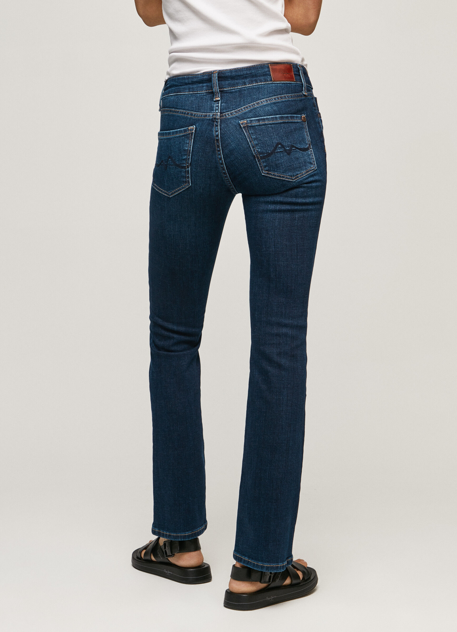 CALÇA JEANS PICCADILLY FIT SLIM COM ELASTANO MÉDIO - jeans