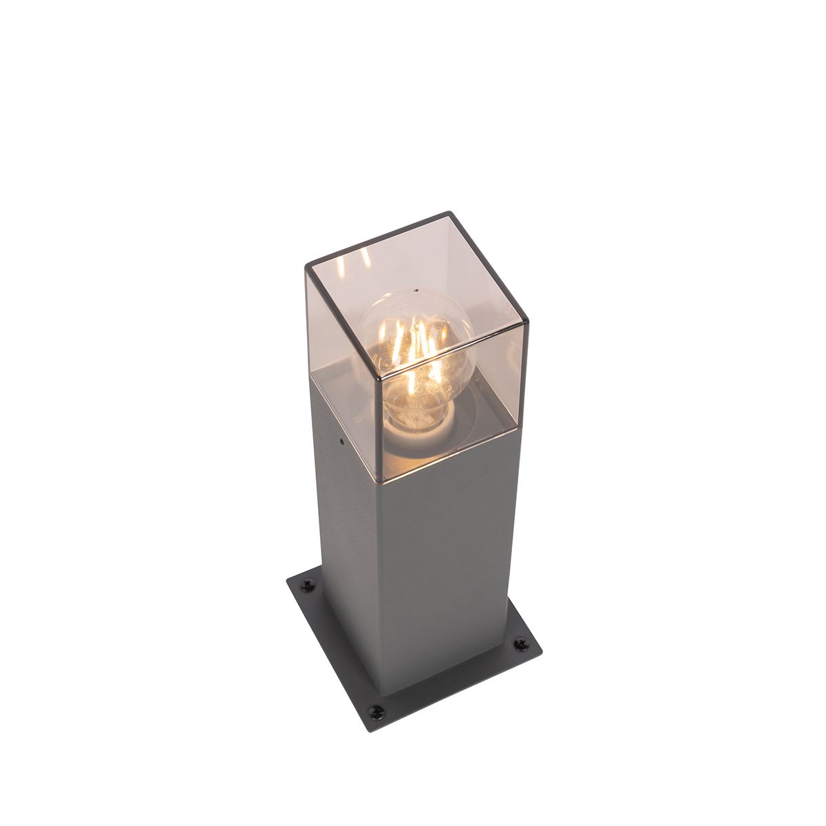Moderne staande buitenlamp 30 cm donkergrijs IP44 - Denmark