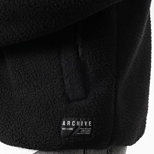 Veste Polaire Zippée Sawyer Noir