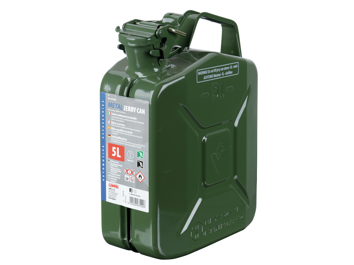 Lampa metalen jerrycan - 5 liter