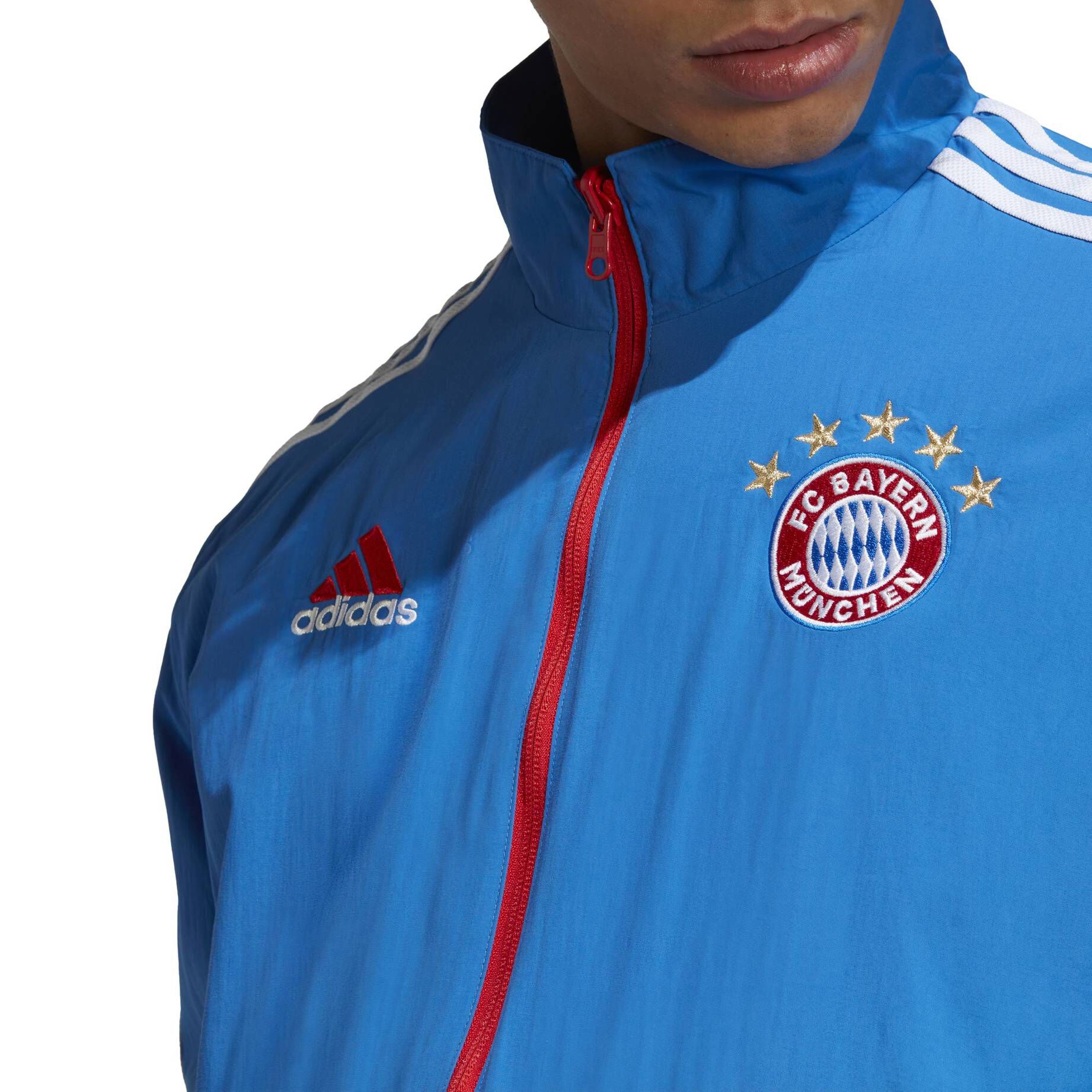 adidas Performance| Herren Fußball-Wendejacke FC BAYERN MÜNCHEN ANTHEM