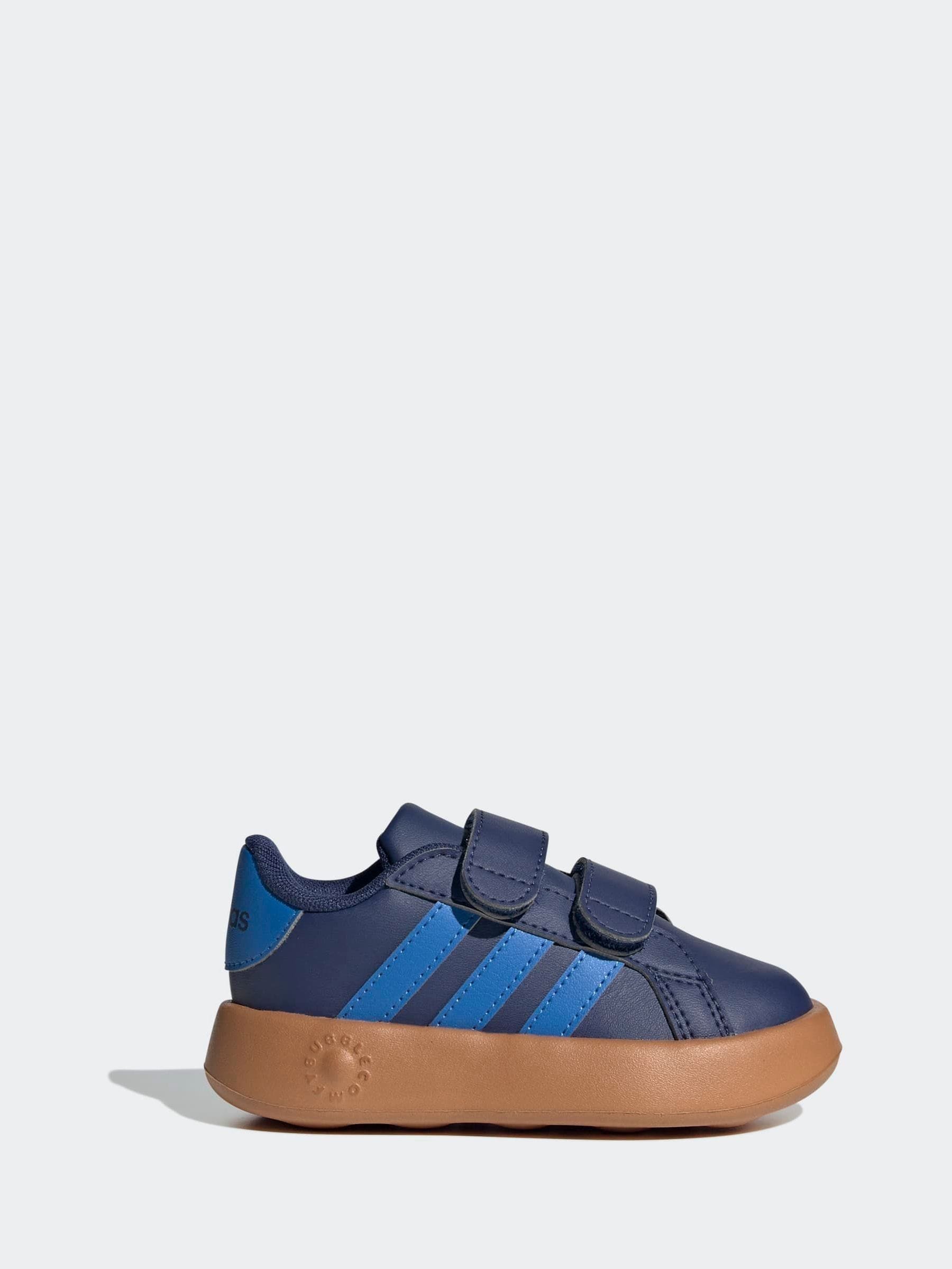 Marineblauw/blauw - adidas Grand Court 2.0 Hook and Loop Infant Trainers
