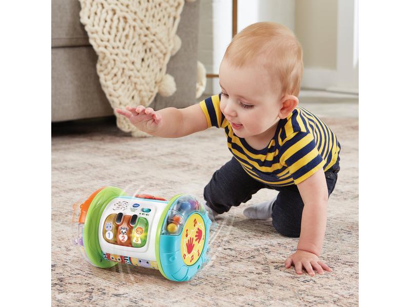 Vtech 3-in-1 Rollende Entdecker-Trommel -DE- Musik- und Lernspass mit vielseitiger Trommel
