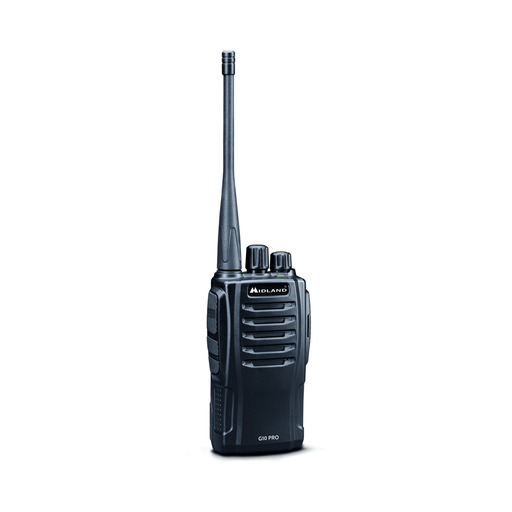 Rádio comunicador Midland G10 Pro sem licença com chassi de alumínio