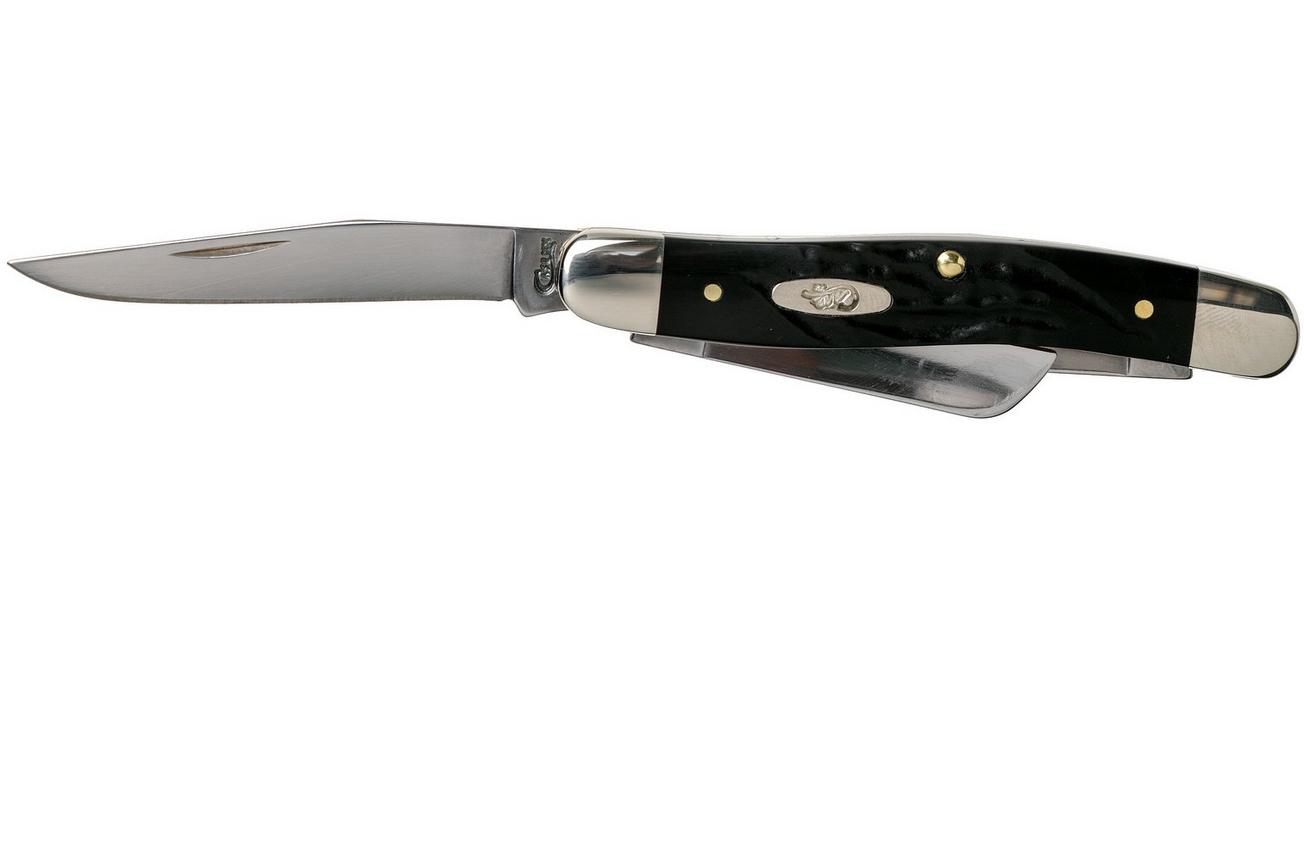 Case Medium Stockman Rough Black Synthetic, 18222, 6318 SS zakmes