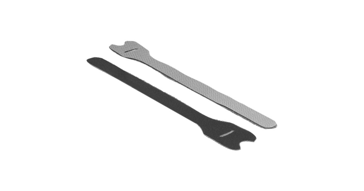 DeLOCKHook-and-loop fasteners, 10 stuks kabelbinder  (Zwart, L 240 mm x B 13 mm)