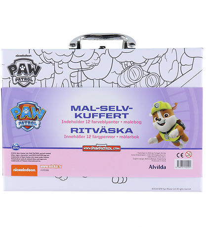 Alvilda Kuffert - Paw Petrol Skye - Mal Sølv Kuffert